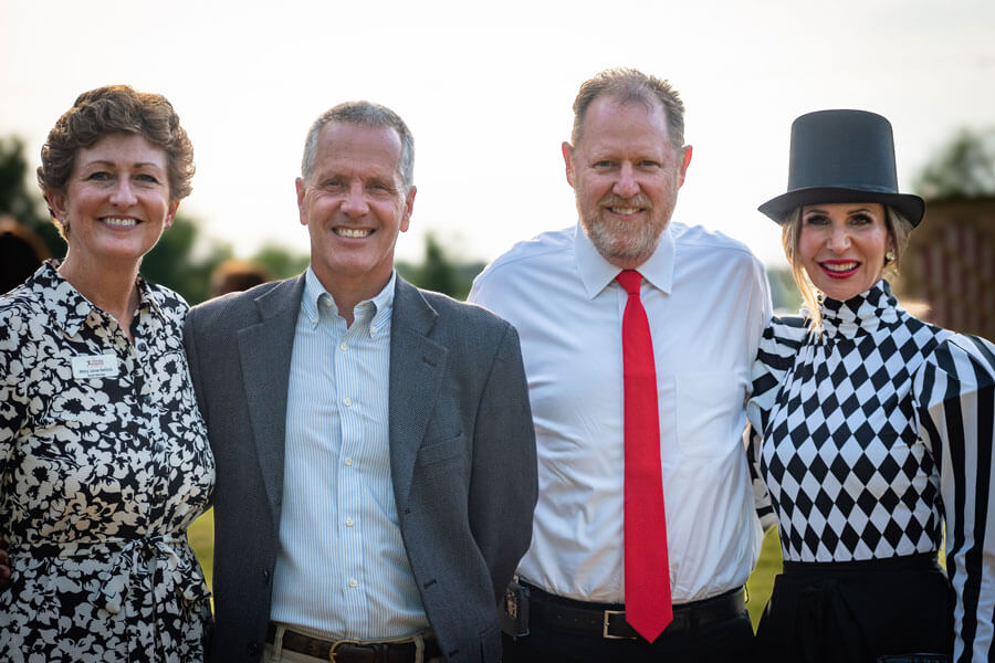 DSEF members smiling at DSEF Gala