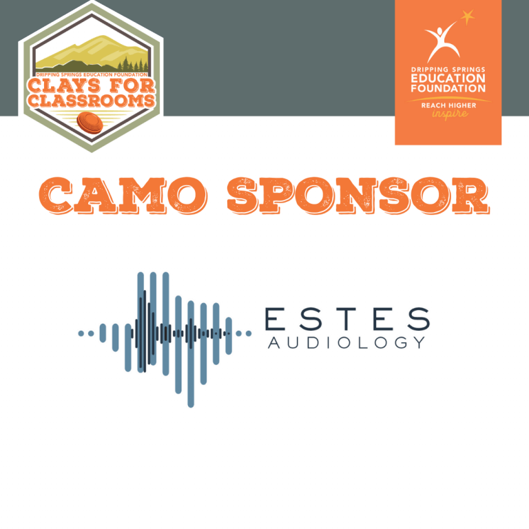 Estes Audiology camo sponsor for Clays for Classrooms DSEF event