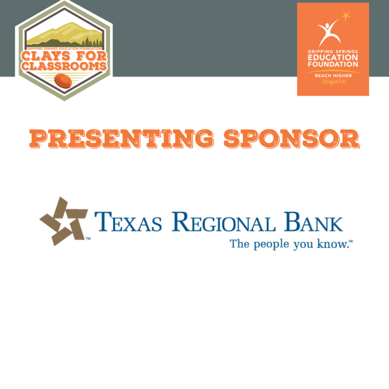 Texas Regional Bank presenting sponsor for Clays for Classrooms DSEF event